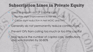 Full How PE funds use subscription lines of credit News