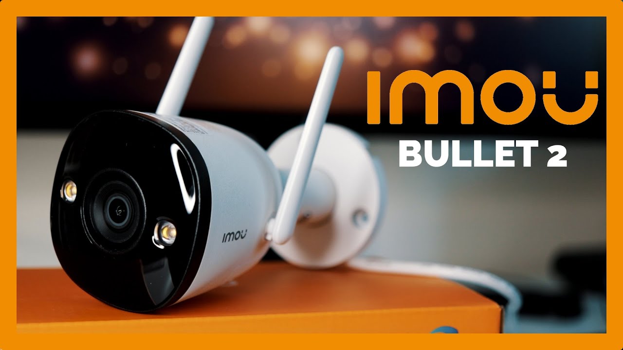 Imou Bullet 2E 4MP- Caméra de Surveillance 4MP WiFi Extérieure IP67