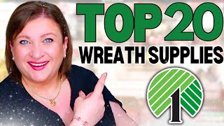 TOP 20 DOLLAR TREE WREATH SUPPLIES | Craft Supplies