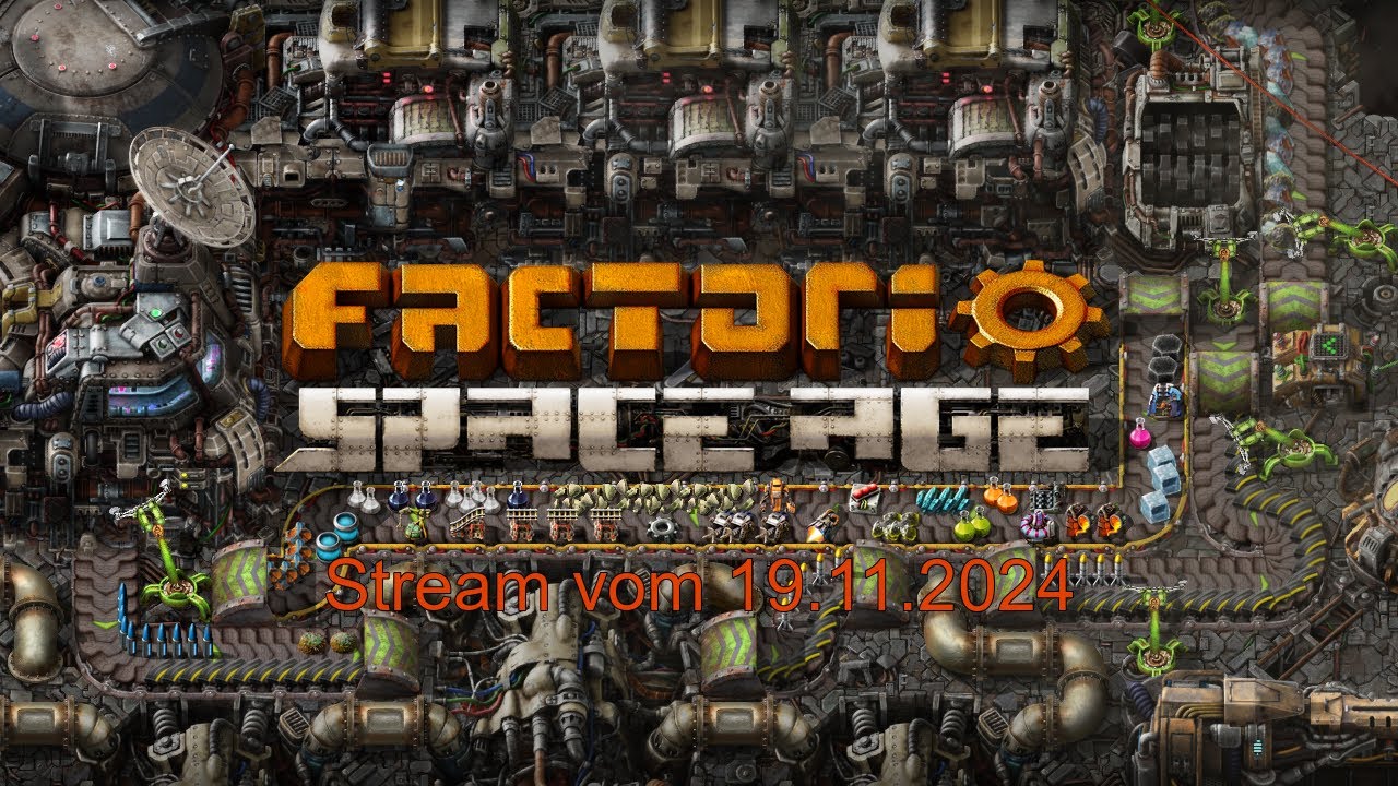 Factorio Space Age Stream vom 19.11.2024 - YouTube