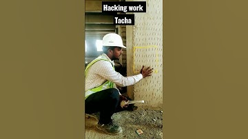 Hacking work On RCC structural elements #buildingconstruction #new #watch #shorts