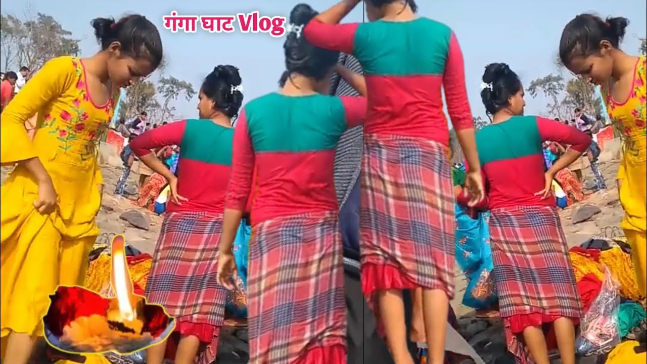 Ganga Snan  Ganga ghat Vlogs  Open palace ganga mela people Enjoy