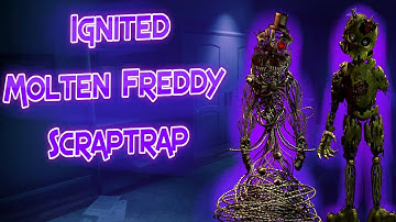 [Fnaf | Speed Edit] Making Ignited Molten Freddy & Scraptrap!