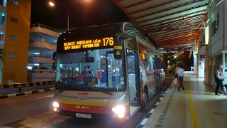 SMRT Bus Service 176, SMB201Y (Full Trip)