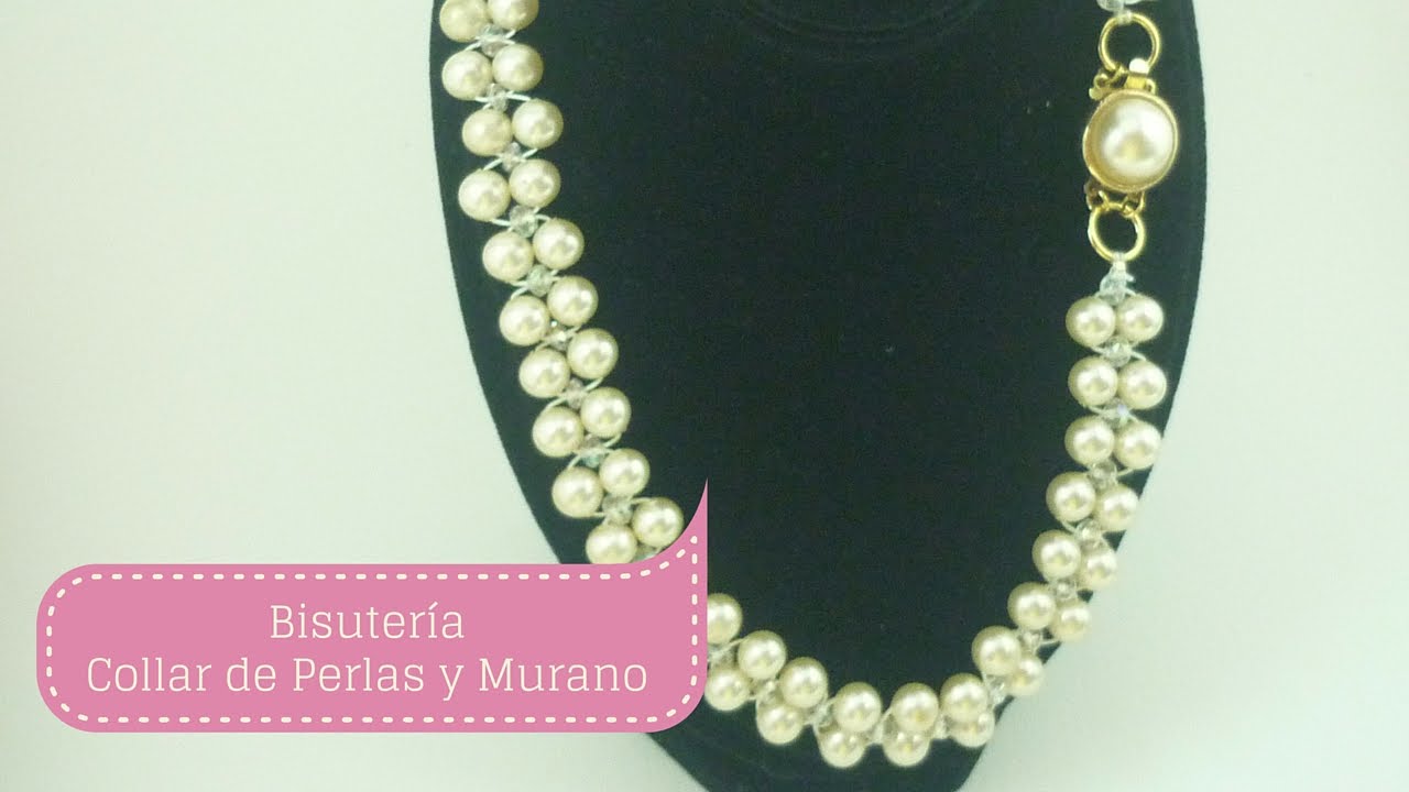 consultor expedición recurso renovable Como hacer COLLAR de PERLAS paso a paso DIY ♥ muy fácil - YouTube