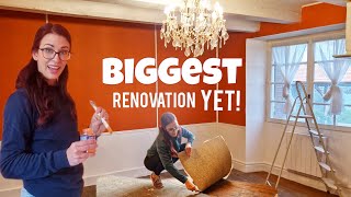 The DINING ROOM gets a MASSIVE MAKEOVER with my biggest renovation project yet!