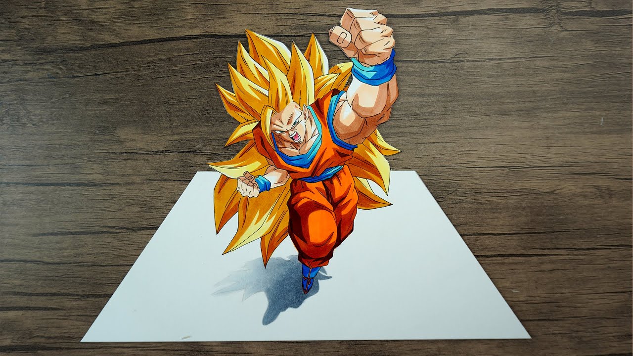 How to Draw a 3D Dragon Ball (Dragon Ball) 