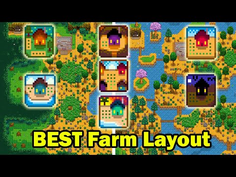 Rating ALL The 7 Farm Layouts in Stardew Valley 1.5