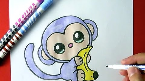 How to Draw a Cute Monkey