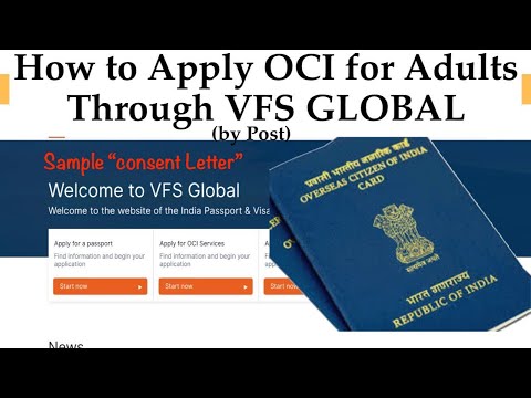 How to Apply OCI for Adults through VFS GLOBAL | Step by step process | OCI Process - Adult