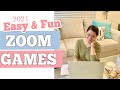 Super FUN ZOOM GAMES For ALL AGES | Easy Zoom Games 2021 | Virtual Party Games to Play | Happy Hour