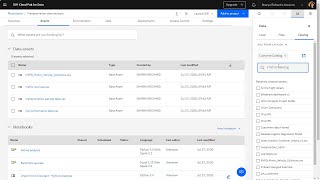 Use catalog assets in a project: Cloud Pak for Data as a Service