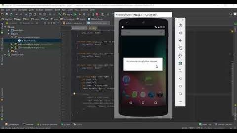 Working with logcat in android studio