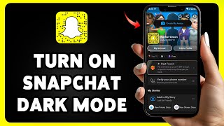 How To Turn On Dark Mode On Snapchat 2025 | Enable Night Mode On Snapchat App