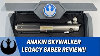 Star Wars Galaxy's Edge - Anakin Skywalker Legacy Lightsaber Review!!