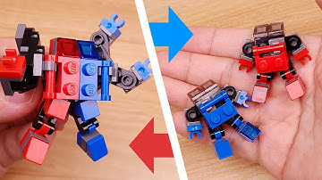 5M views! The most popular mini LEGO combiner robot on my channel! Super R&B #LEGO #moc #レゴ #レゴ合体ロボ