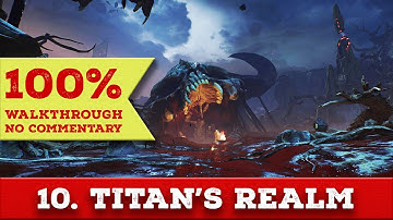 DOOM 4 walkthrough (Nightmare, All Collectibles) part 10 TITAN´S REALM