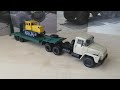 Обзор модели Краз-252 с прицепом ЧМЗАП-5523, масштаб 1:43, "Наш автопром"