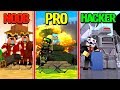 Minecraft - NOOB PRO HACKER - WORLD WAR 3!