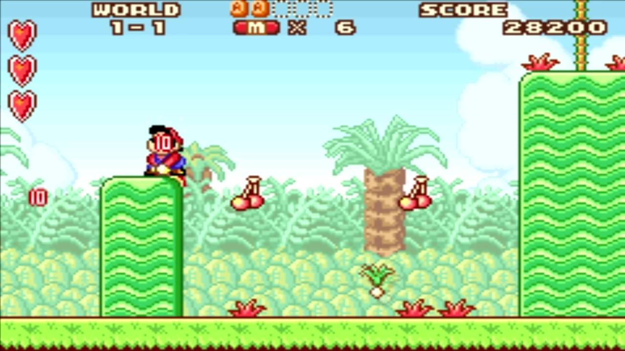 Super Mario Advance (GBA) Level 1-1 - YouTube