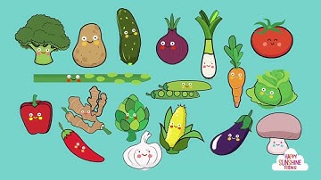 Vegetable Song | Songs for kids | The Singing Walrus#vegetables