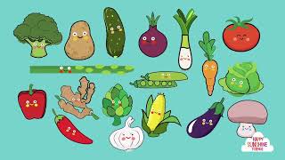 Vegetable Song | Songs for kids | The Singing Walrus#vegetables