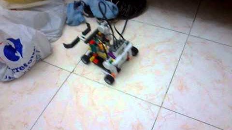 Lego NXT football/soccer  Robot.  Shoots balls