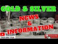 Must watch breaking news silver  gold news  information you need to know silver gold bullion