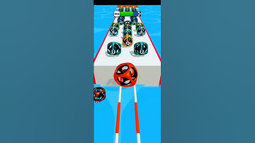 🔠 A-Z Run - 2048 ABC Runner Level-956 | Max Level | ASMR Puzzle Ball Runner #shorts