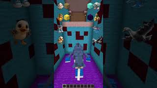 Los Brainrot Baby vs Italian Brainrot Mobs! Who Bounces Higher? 5 #minecraft #minecraftshort #shorts