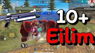 highlights 1 vs 4 rusher 10+Elimination {FREE FIRE}