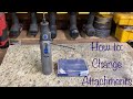 How to change Dremel Attachments