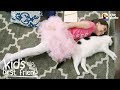 Cat Teaches Her Human Sister What Love's All About  | The Dodo Kid's Best Friend
