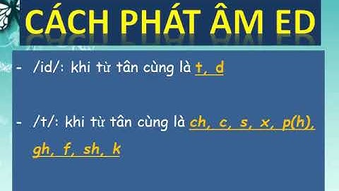 Bài tập cách phát âm s es ed năm 2024