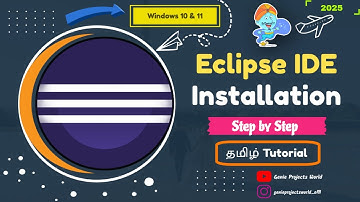 Eclipse IDE Installation in Windows 10/11 | Step by Step for Students in Tamil🎓