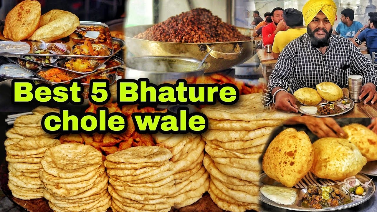 best 5 bhature chole place in Jalandhar | Punjab Street food