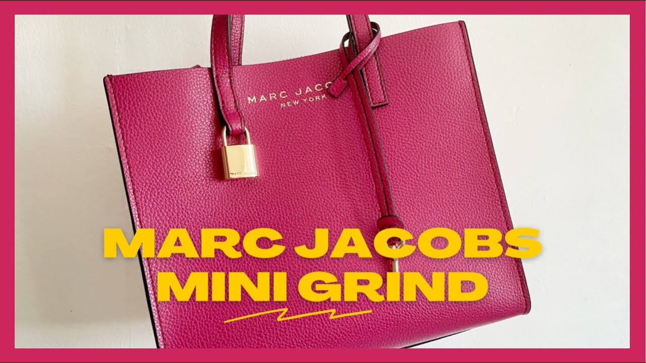 Marc Jacobs Mini Grind Tote Bag Review + What Fits + Mod Shots | #
