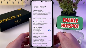 How to Set Up and Use Hotspot on POCO X7