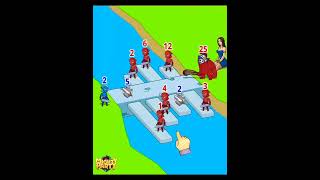 Mighty Party Hero Rescue Hero Wars mobile games ads '58' Bridge cross fight screenshot 3