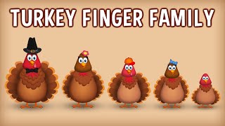 The Finger Family Turkey Family Nursery Rhyme | Thanksgiving Finger Family Songs