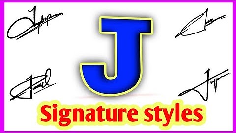 J signature style | Signature style of my name J  | J signature | Signature