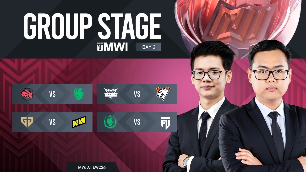[Official Restream] MLBB MWI at EWC 2026| (DAY3) 🇲🇲LIVE🔴