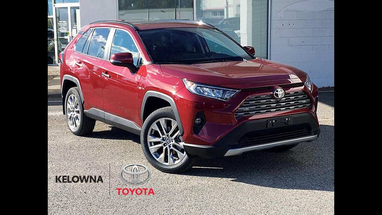 2021 Toyota RAV4 Limited Ruby Red - YouTube