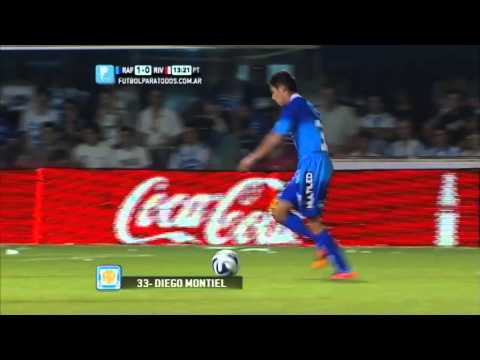 Gol Montiel. Rafaela 1 - River 0. Primera División. Fecha 13. FPT.