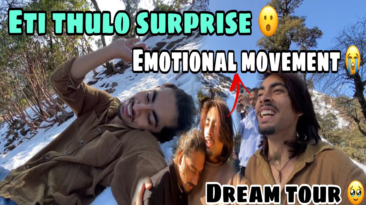 Rukum jada jadai bato maa snow ⛄️ lae surprise Deyo😮Finally Rukum