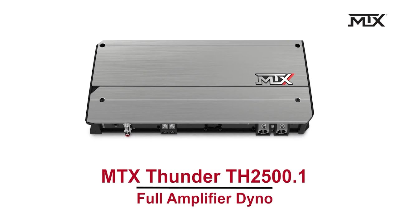 THUNDER 2500-Watt RMS 1Ω Mono Block Class-D Amplifier | MTX