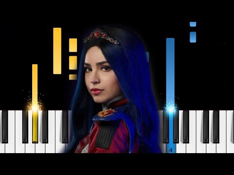 descendants-3---one-kiss---piano-tutorial-/-piano-cover