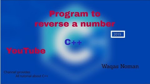 Program to reverse a number in C++ language|| by using while loop ||dev++|| waqas noman