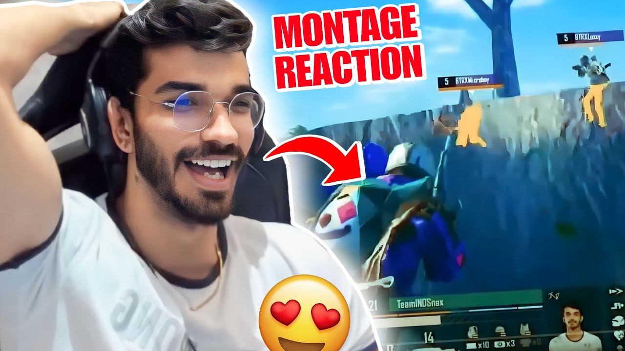 Snax Reaction On His 1 Million Subscribers Special Montage😍