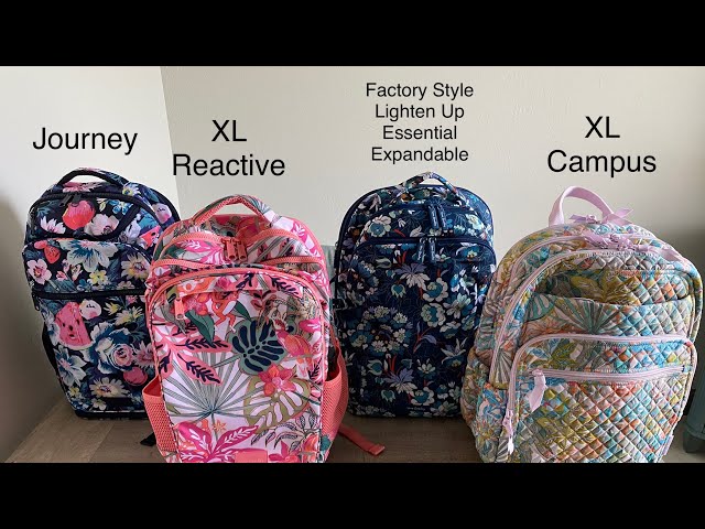 Vera Bradley Backpacks (Journey, XL Reactive, XL Campus & Lighten